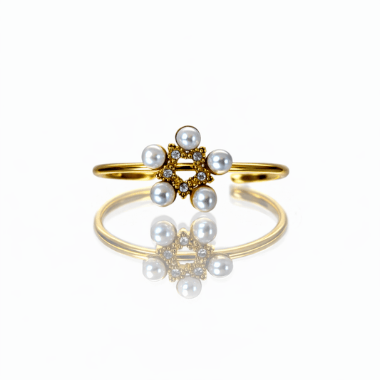Bague étoile strass - Aurorejewels
