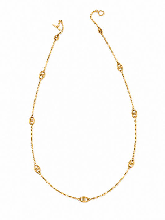 SAUTOIR MAILLE MARINE - Aurorejewels