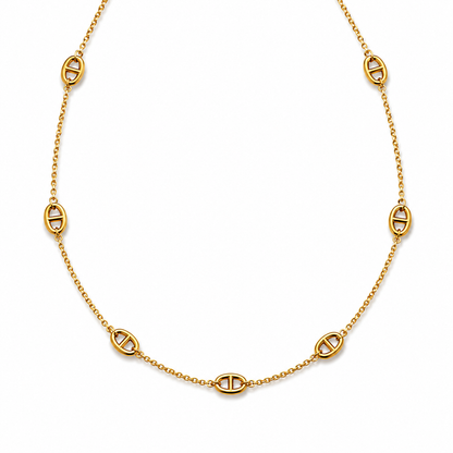 SAUTOIR MAILLE MARINE