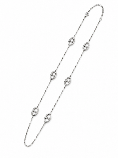 Collar de eslabones marineros de acero inoxidable
