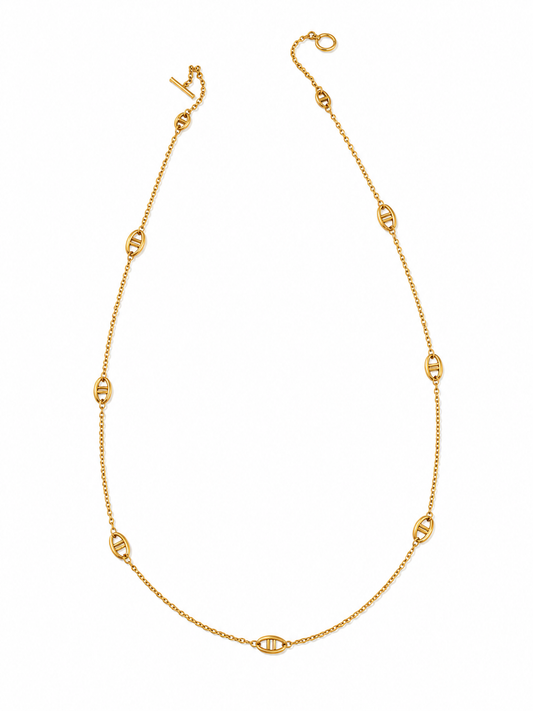 SAUTOIR MAILLE MARINE