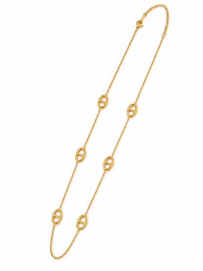 Collar de eslabones marineros de acero inoxidable