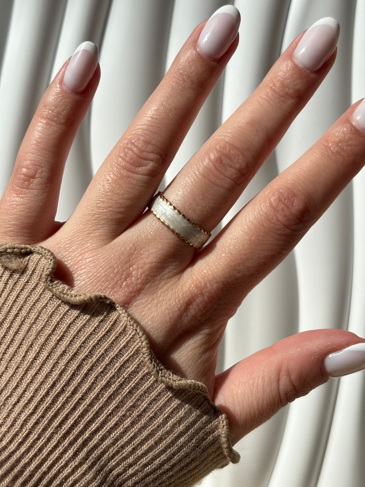 Bague blanche - Aurorejewels