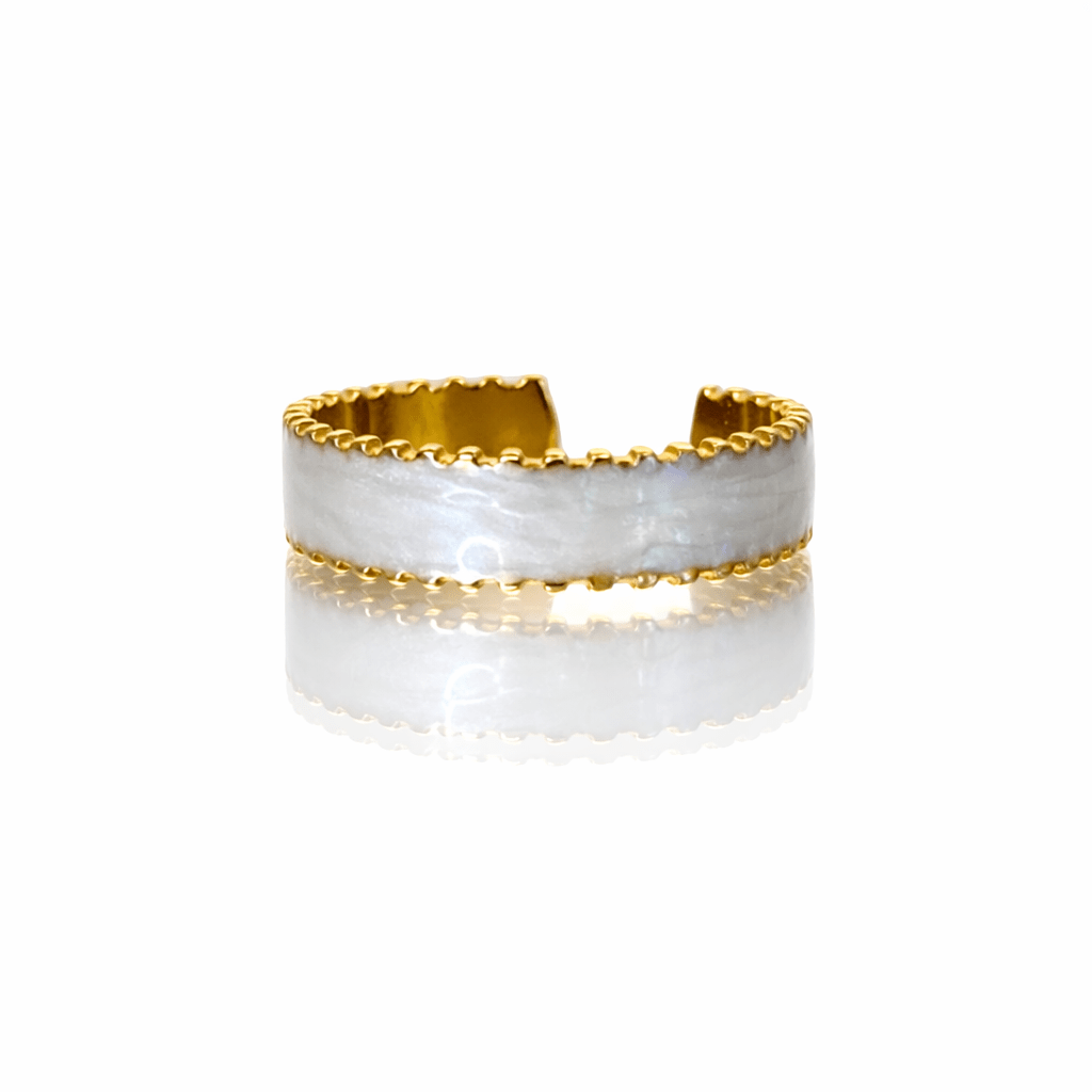 Bague blanche - Aurorejewels