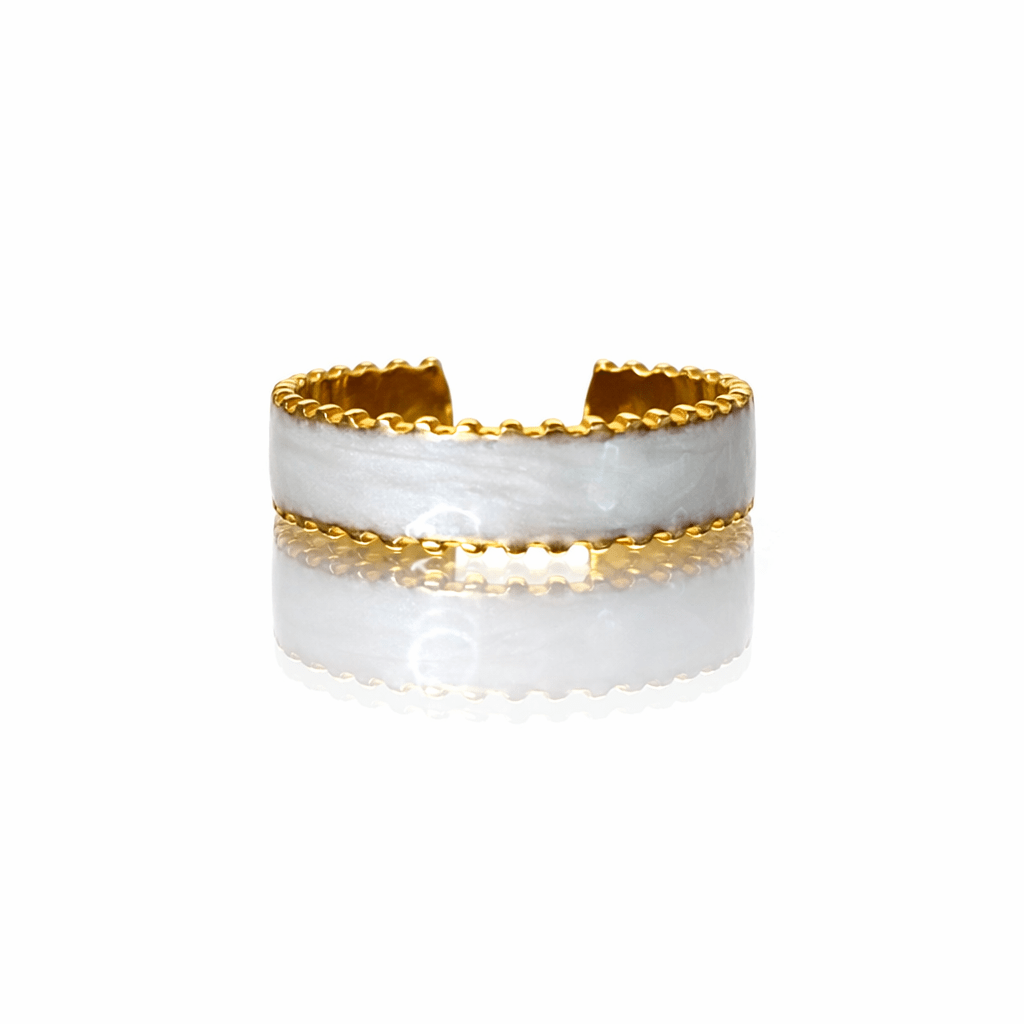 Bague blanche - Aurorejewels
