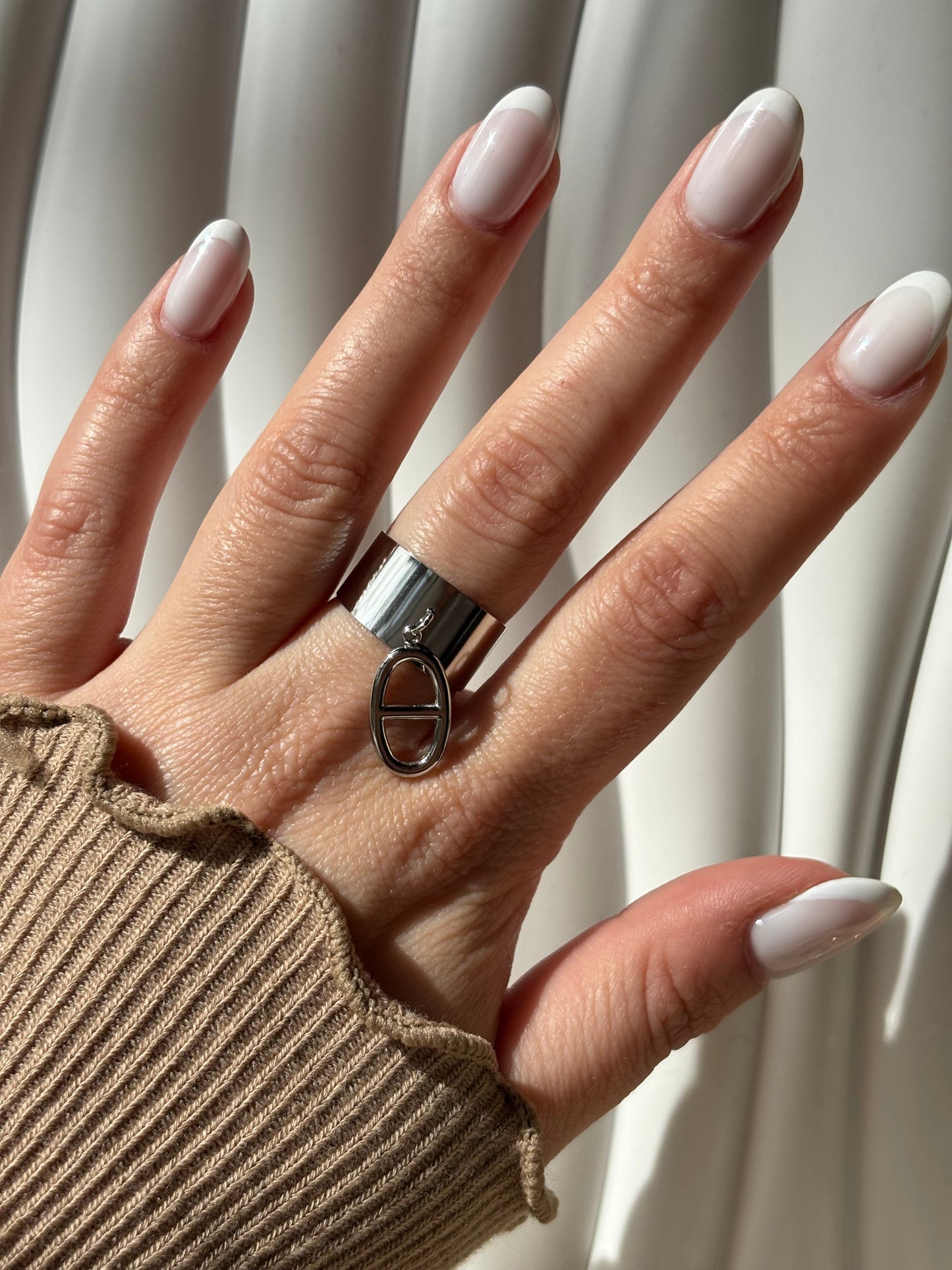 Bague breloque maille marine - Aurorejewels