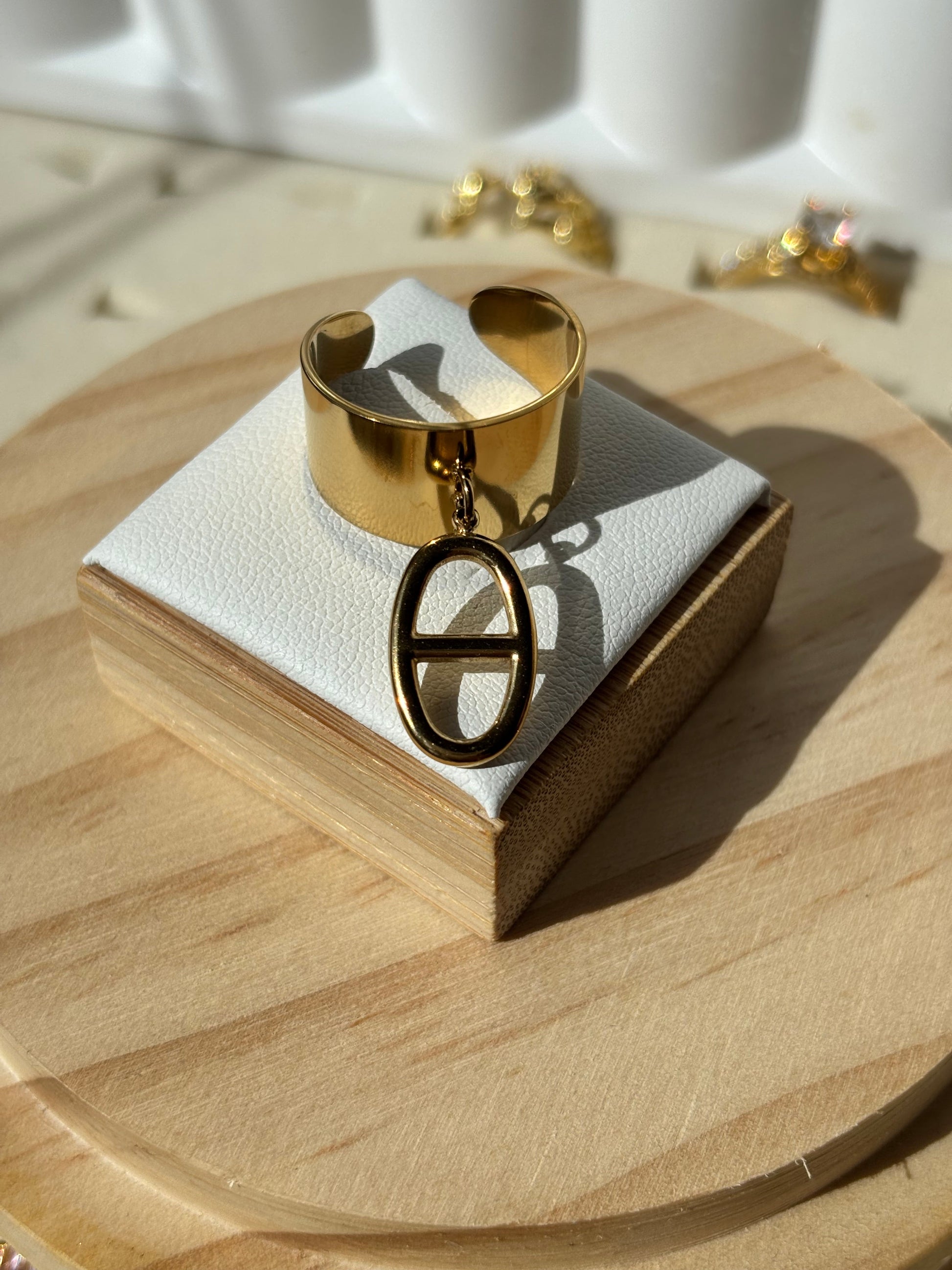 Bague breloque maille marine - Aurorejewels