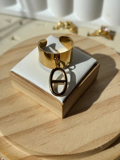 Bague breloque maille marine - Aurorejewels