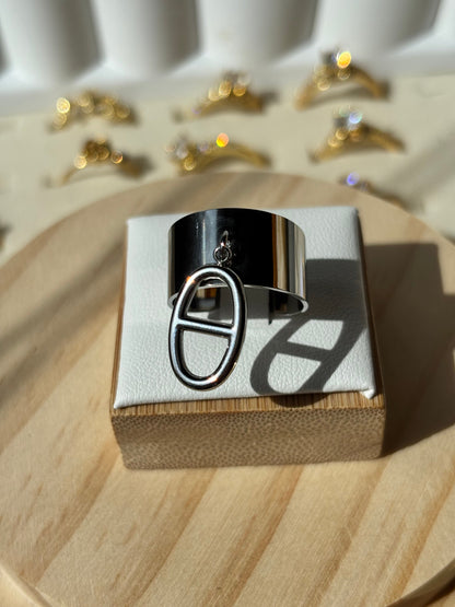 Bague breloque maille marine - Aurorejewels