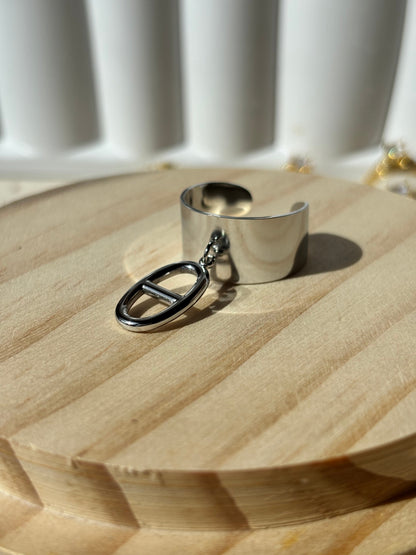 Bague breloque maille marine - Aurorejewels
