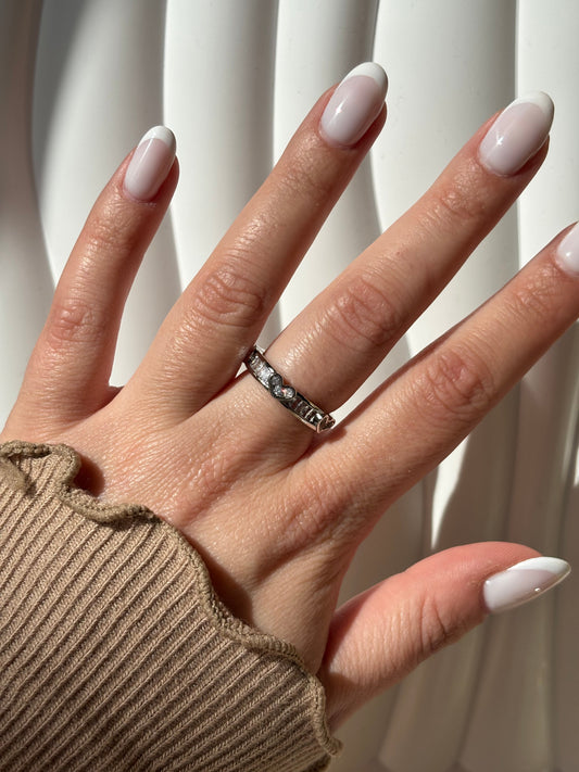 Bague coeur argentée - Aurorejewels