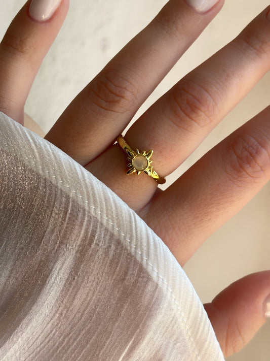Bague étoile acier inoxydable  - Aurorejewels