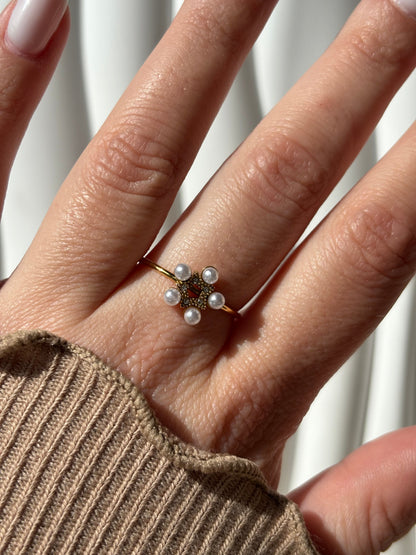 Bague étoile strass - Aurorejewels