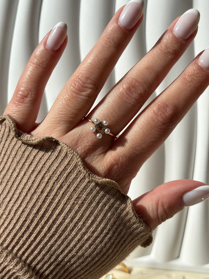 Bague étoile strass - Aurorejewels