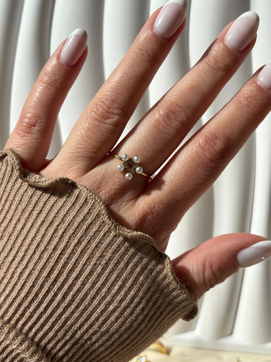 Bague étoile strass - Aurorejewels
