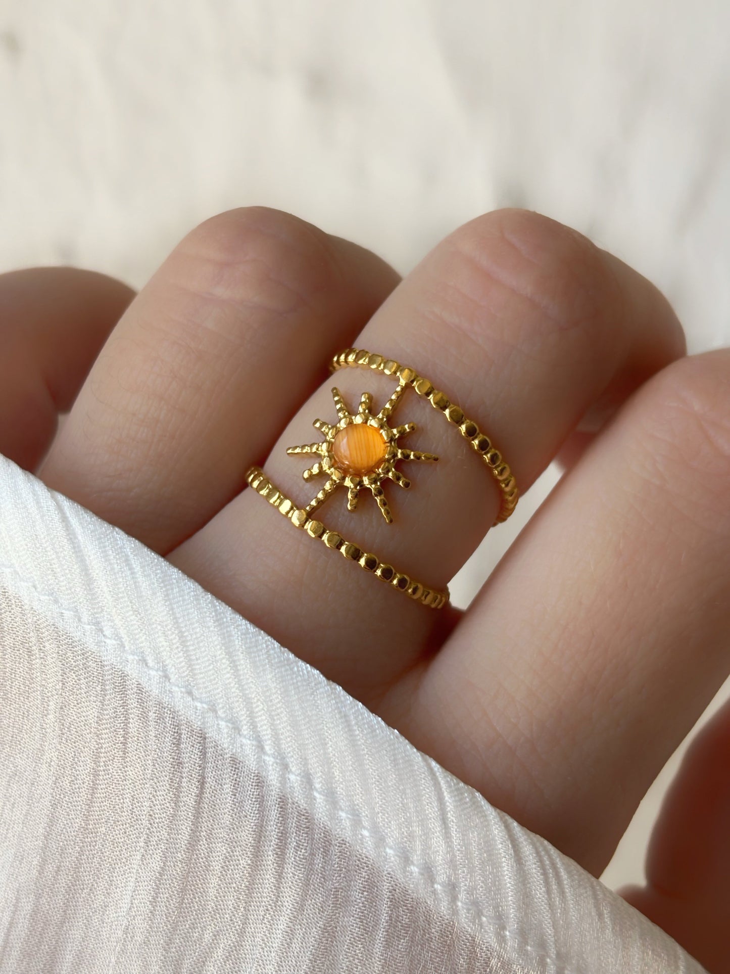 Bague orange - Aurorejewels
