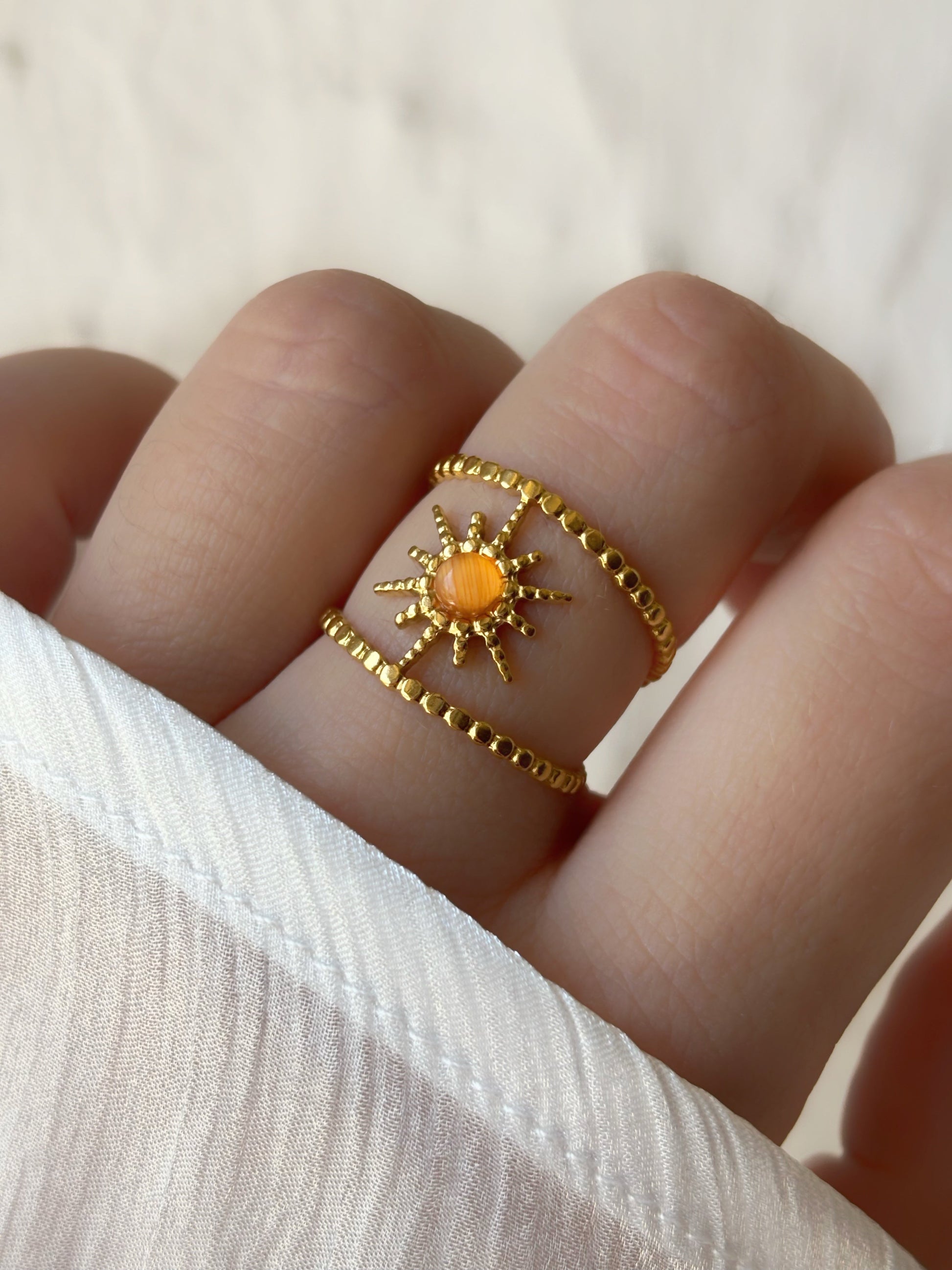 Bague orange - Aurorejewels