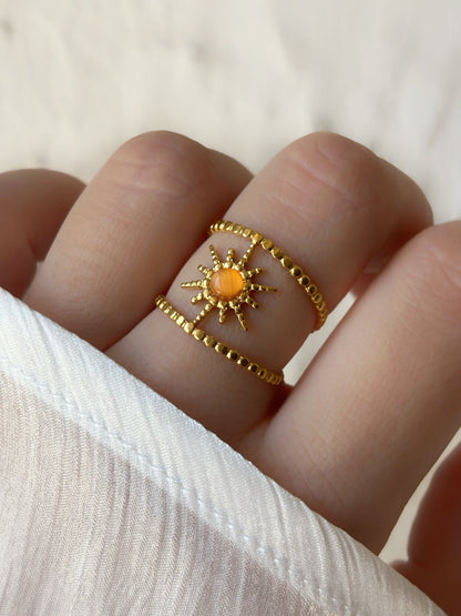 Bague orange - Aurorejewels