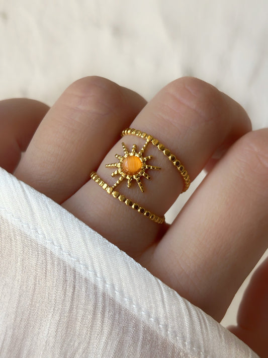 Bague orange - Aurorejewels