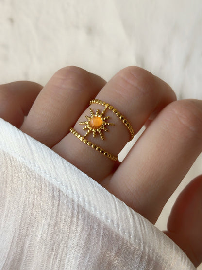 Bague orange - Aurorejewels