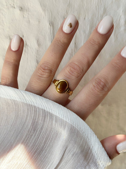 Bague pierre naturel - Aurorejewels