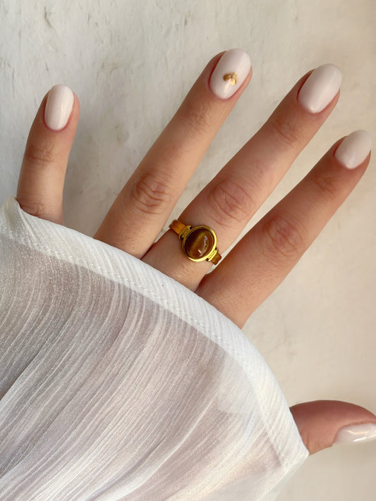 Bague pierre naturel - Aurorejewels