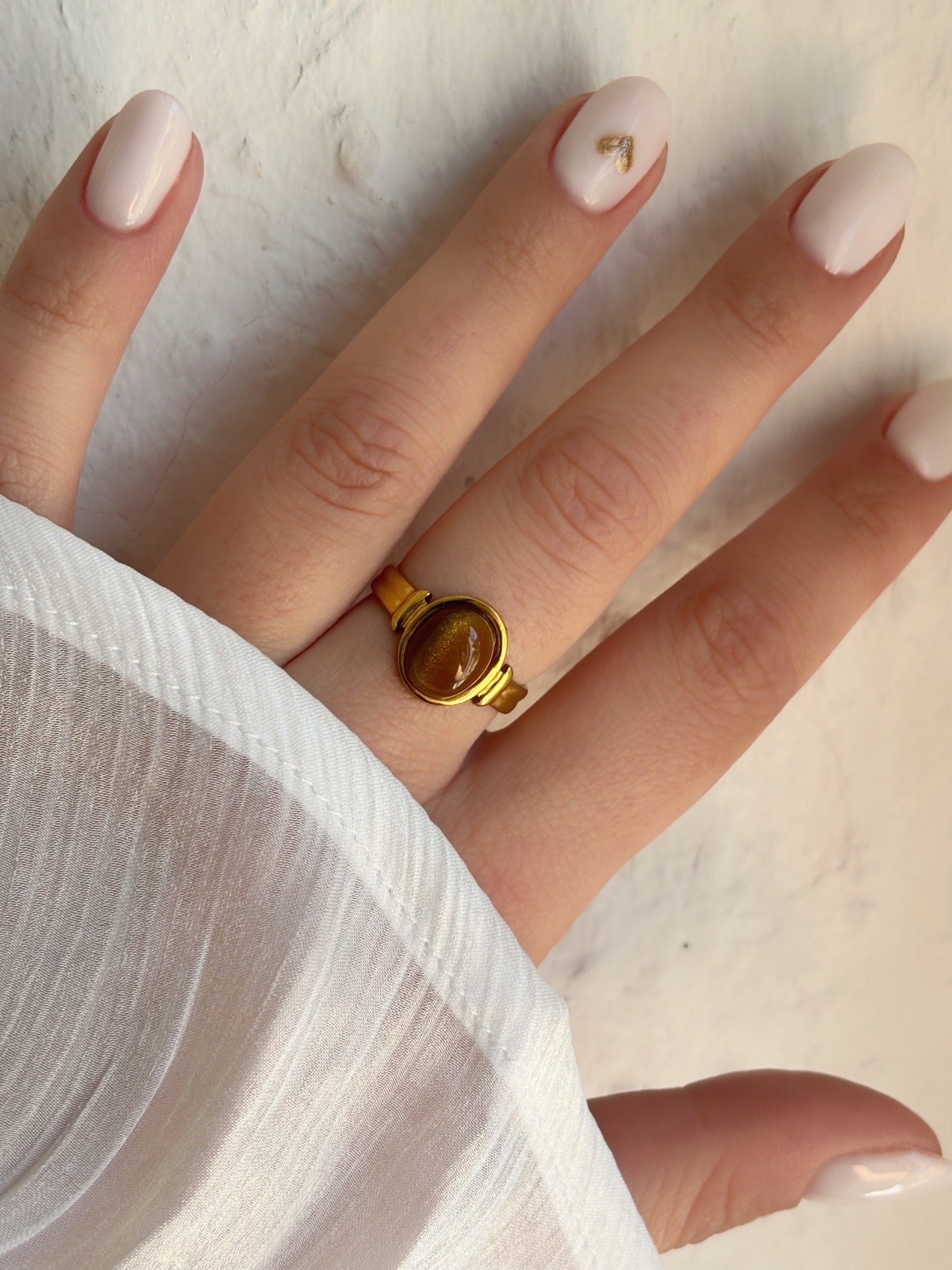 Bague pierre naturel - Aurorejewels