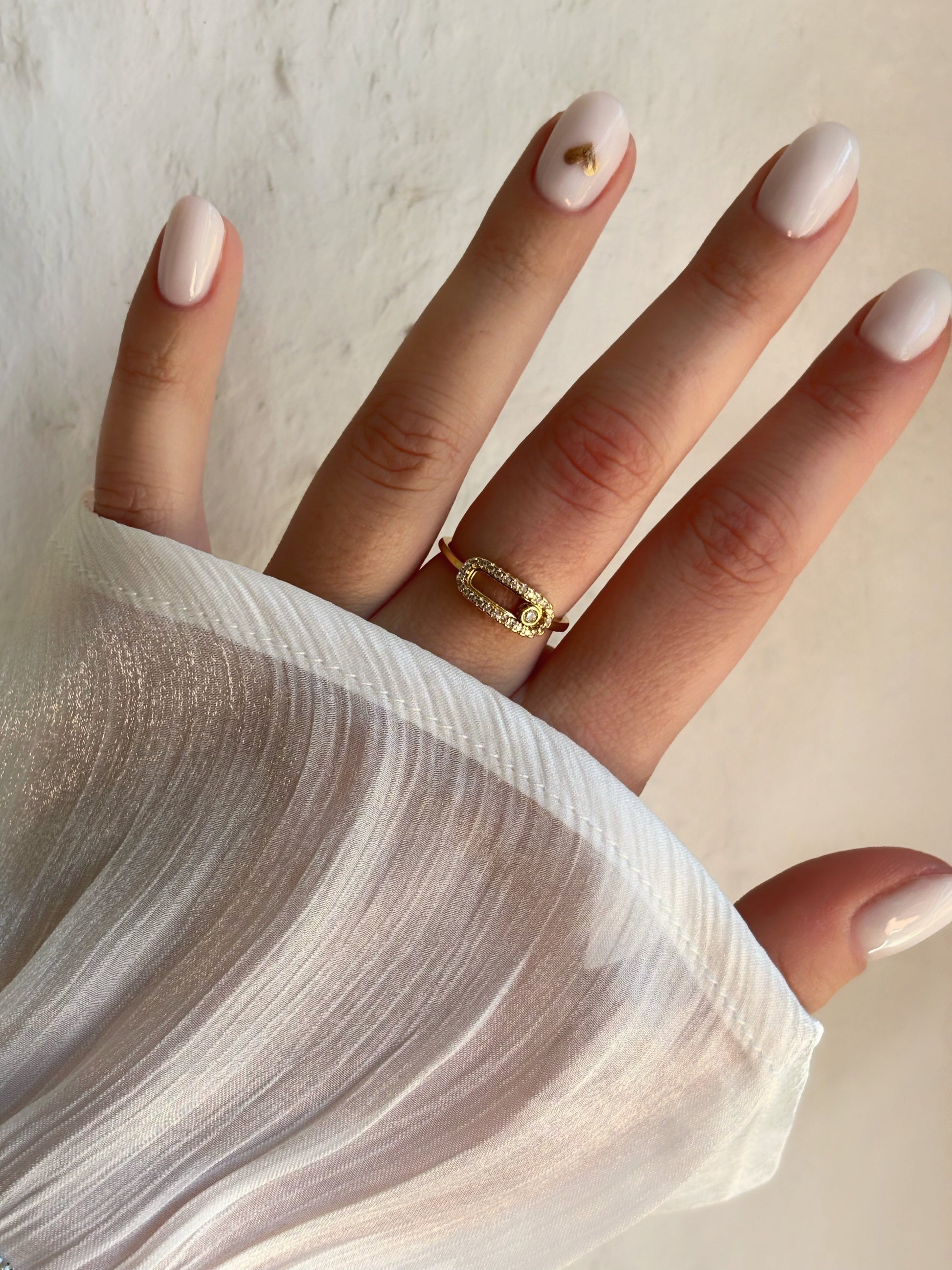 Bague strass coulissante acier inoxydable - Aurorejewels