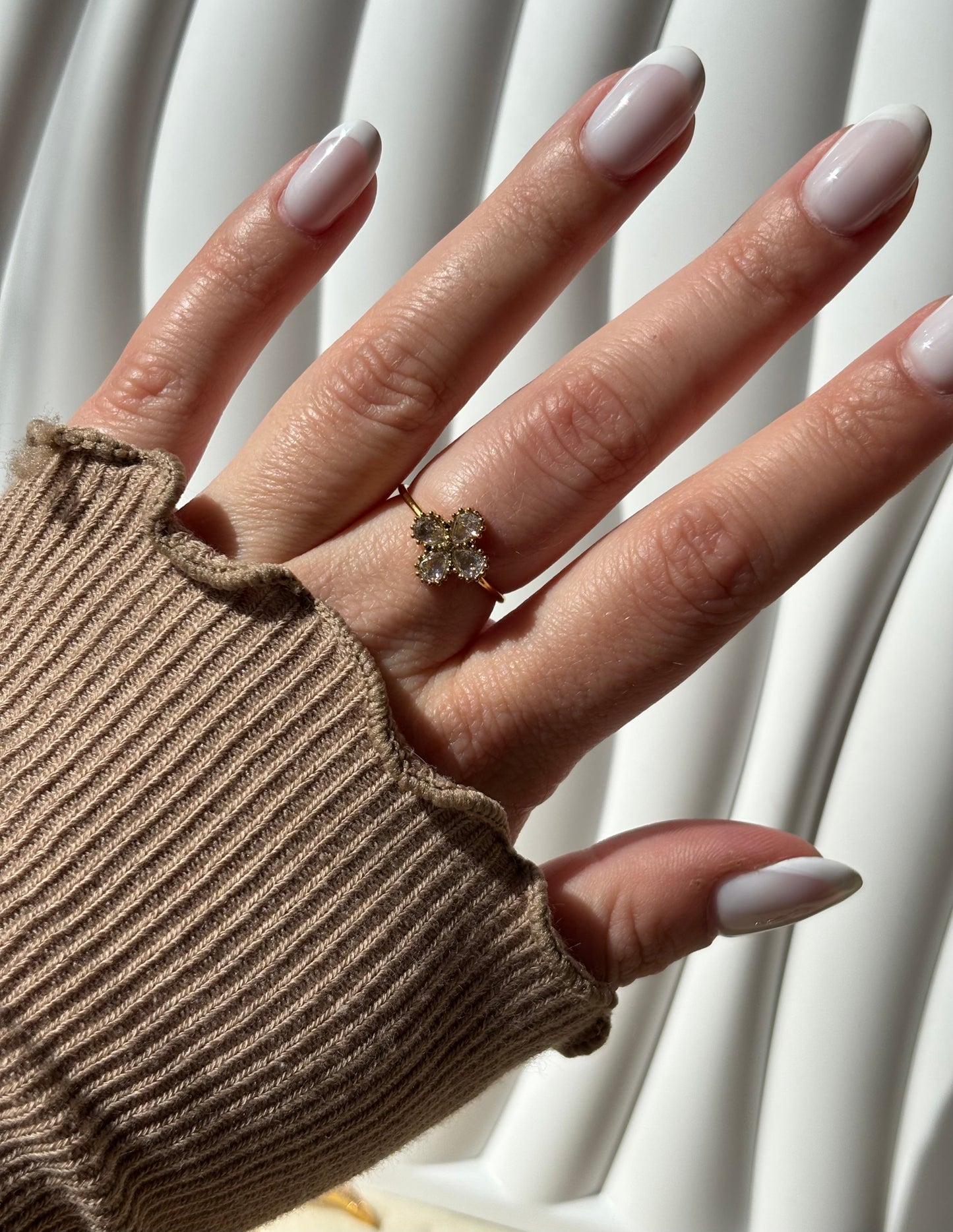 Bague tréfle or - Aurorejewels