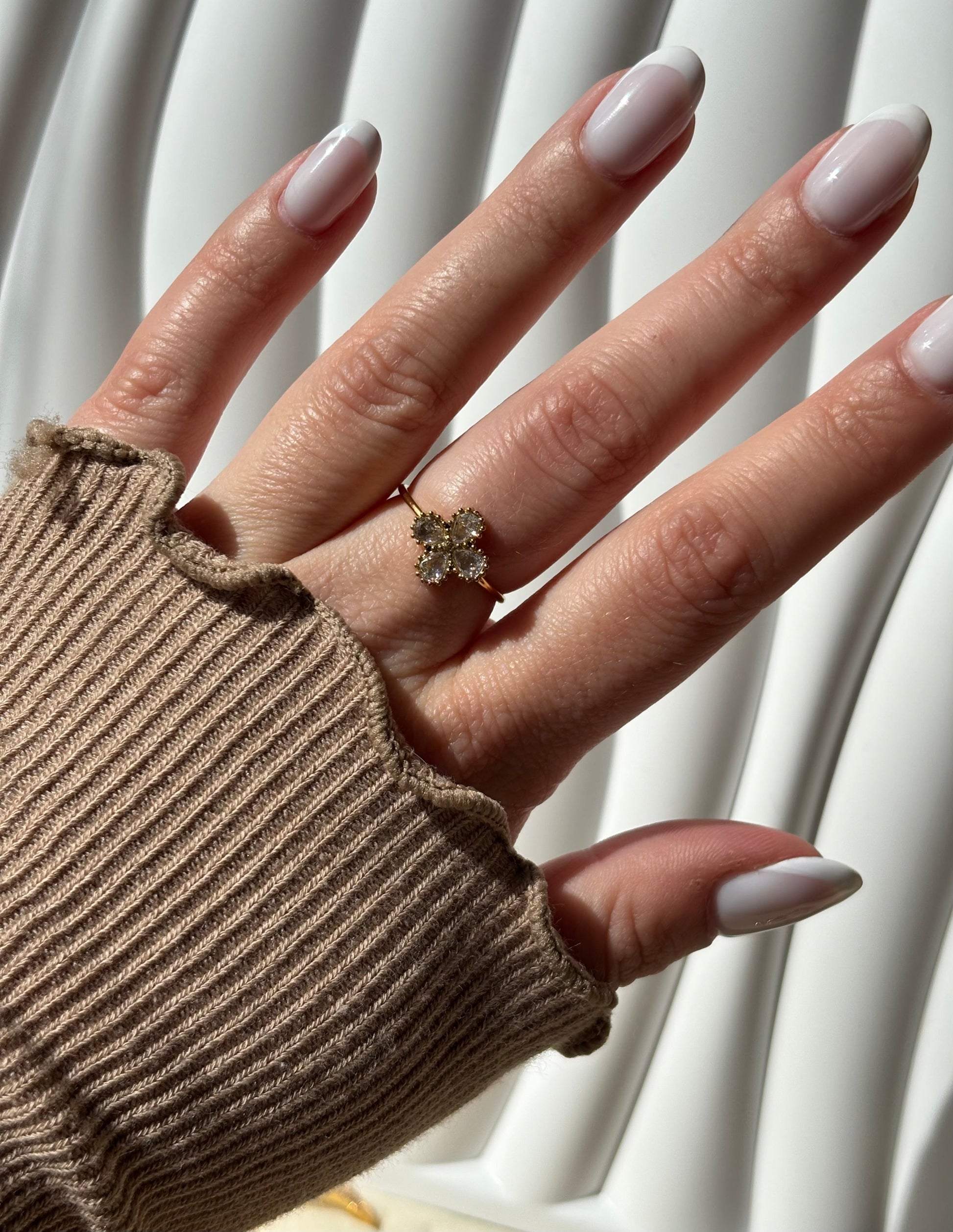 Bague tréfle or - Aurorejewels