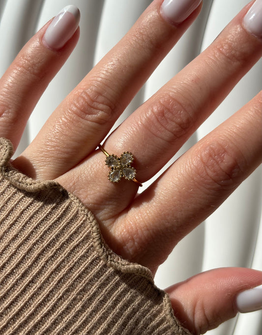 Bague tréfle or - Aurorejewels