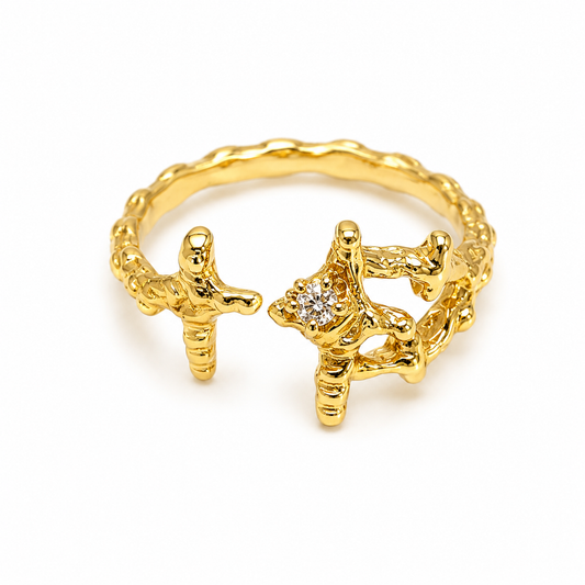 Anillo de cruz