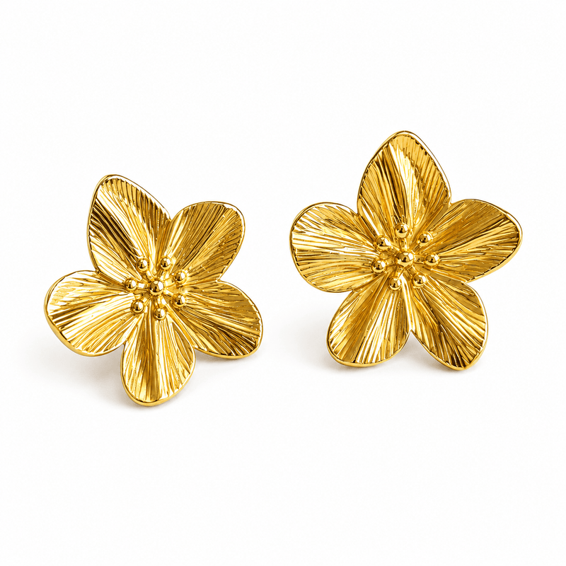 BOUCLES D'OREILLES FLEURS - Aurorejewels