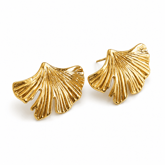 BOUCLES D'OREILLES GINKGO - Aurorejewels