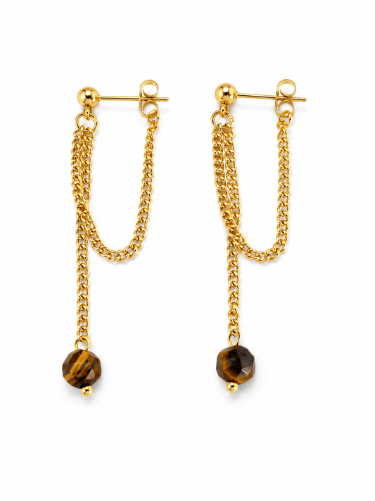 BOUCLES D'OREILLES PENDANTES FEMME - Aurorejewels
