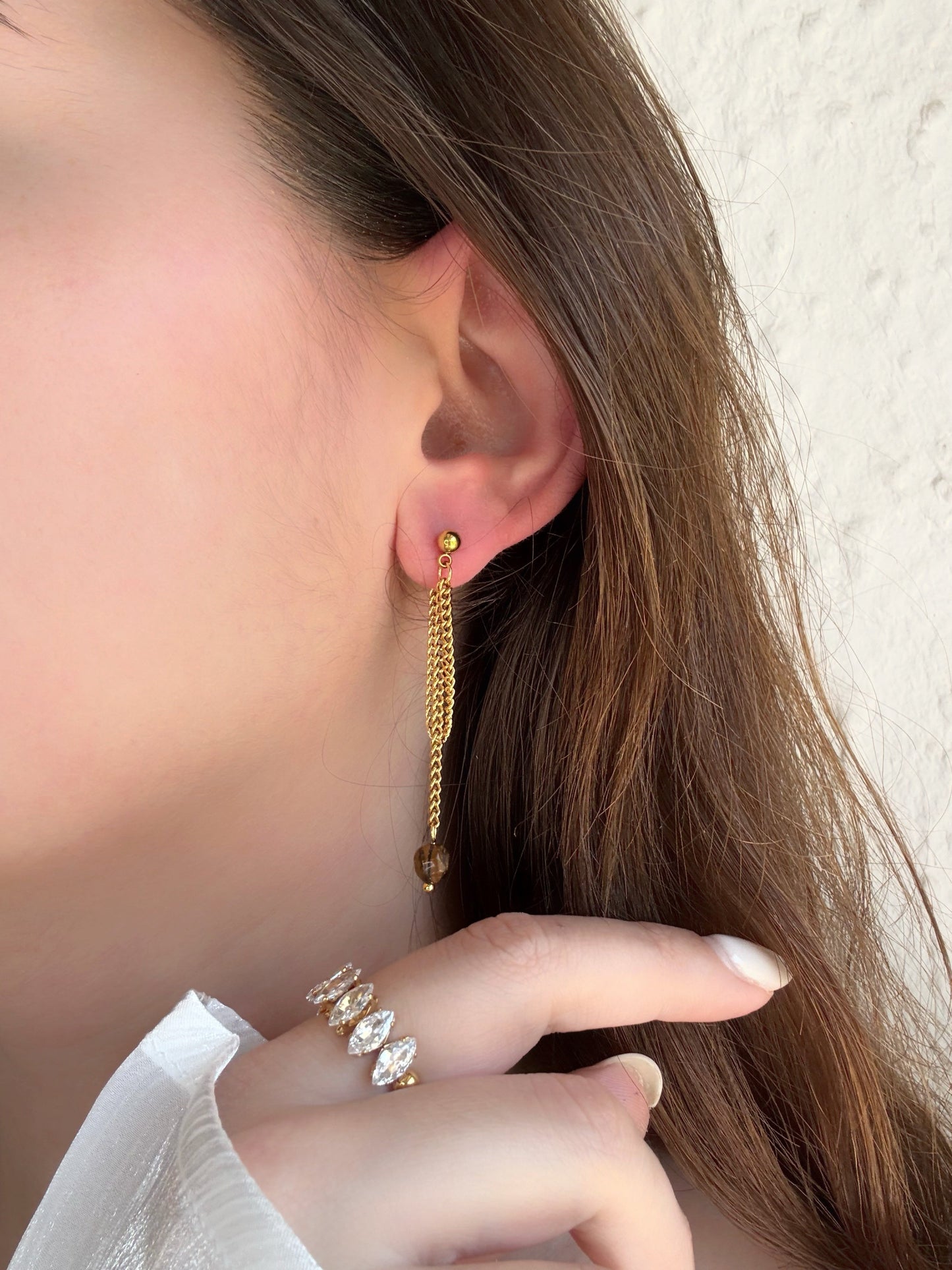 Boucles d'oreilles pendantes femme - Aurorejewels