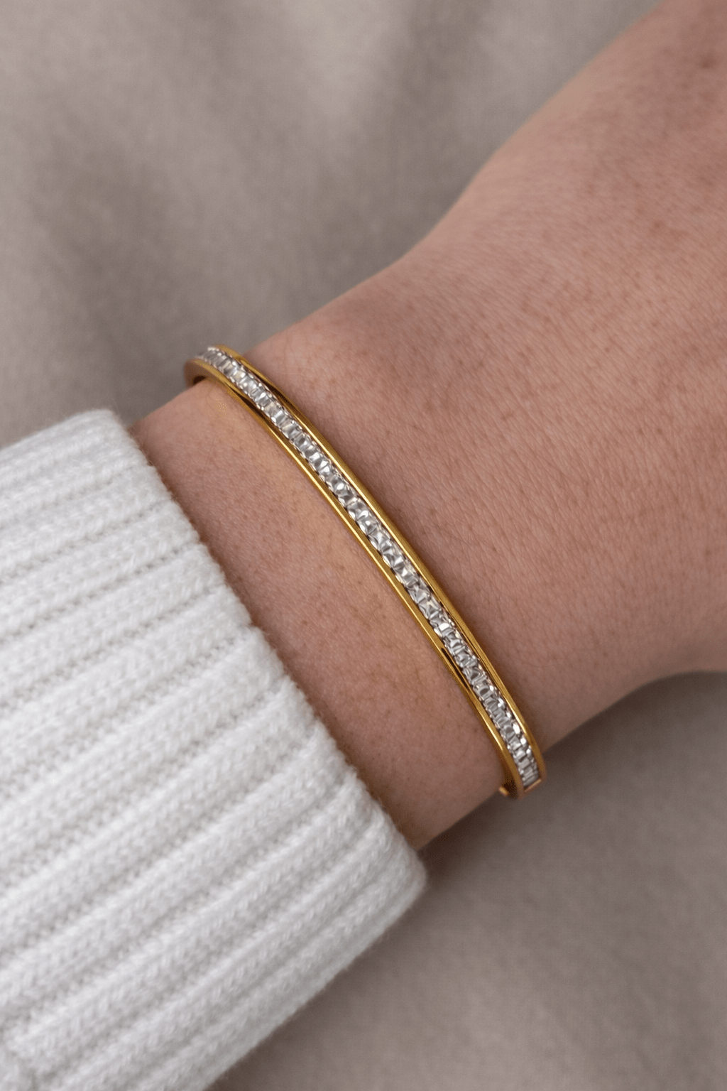 Bracelet jonc strass - Aurorejewels
