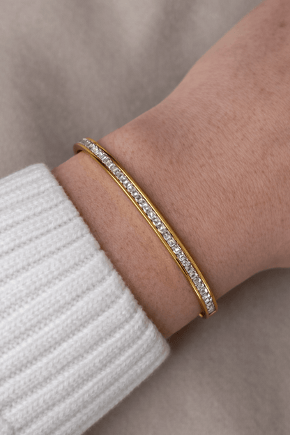 Bracelet jonc strass - Aurorejewels