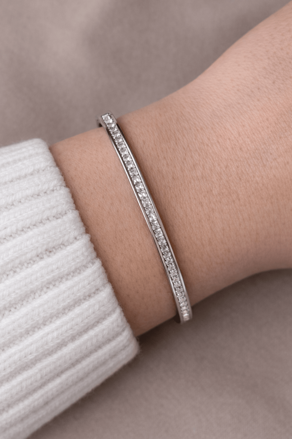 Bracelet jonc strass - Aurorejewels