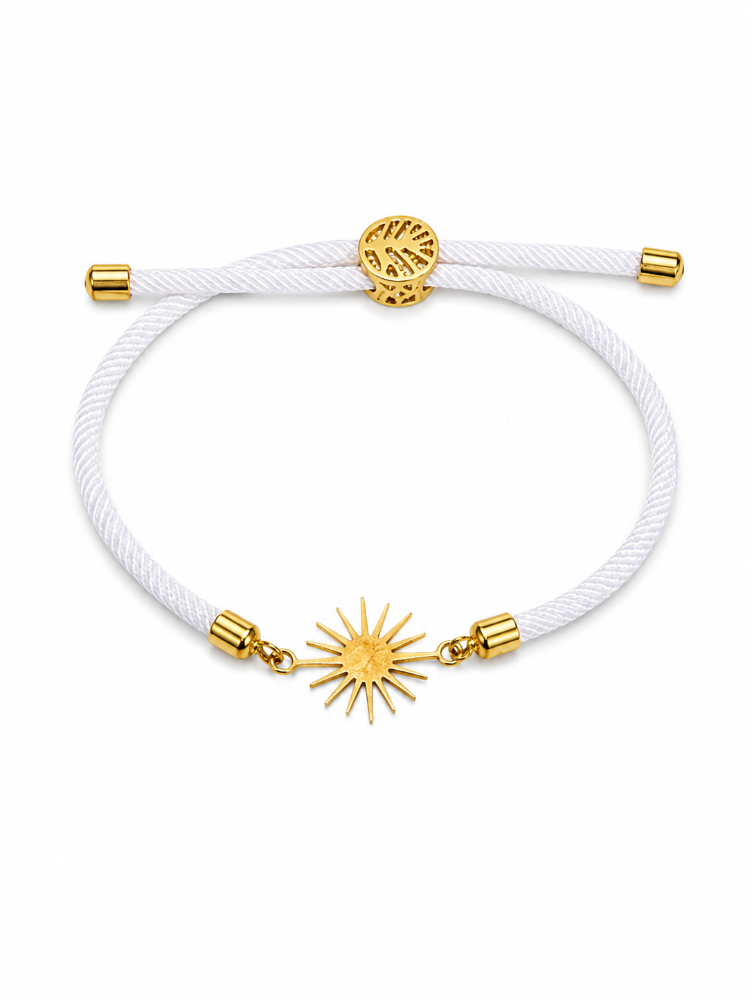 Pulsera de cordón con dije de sol