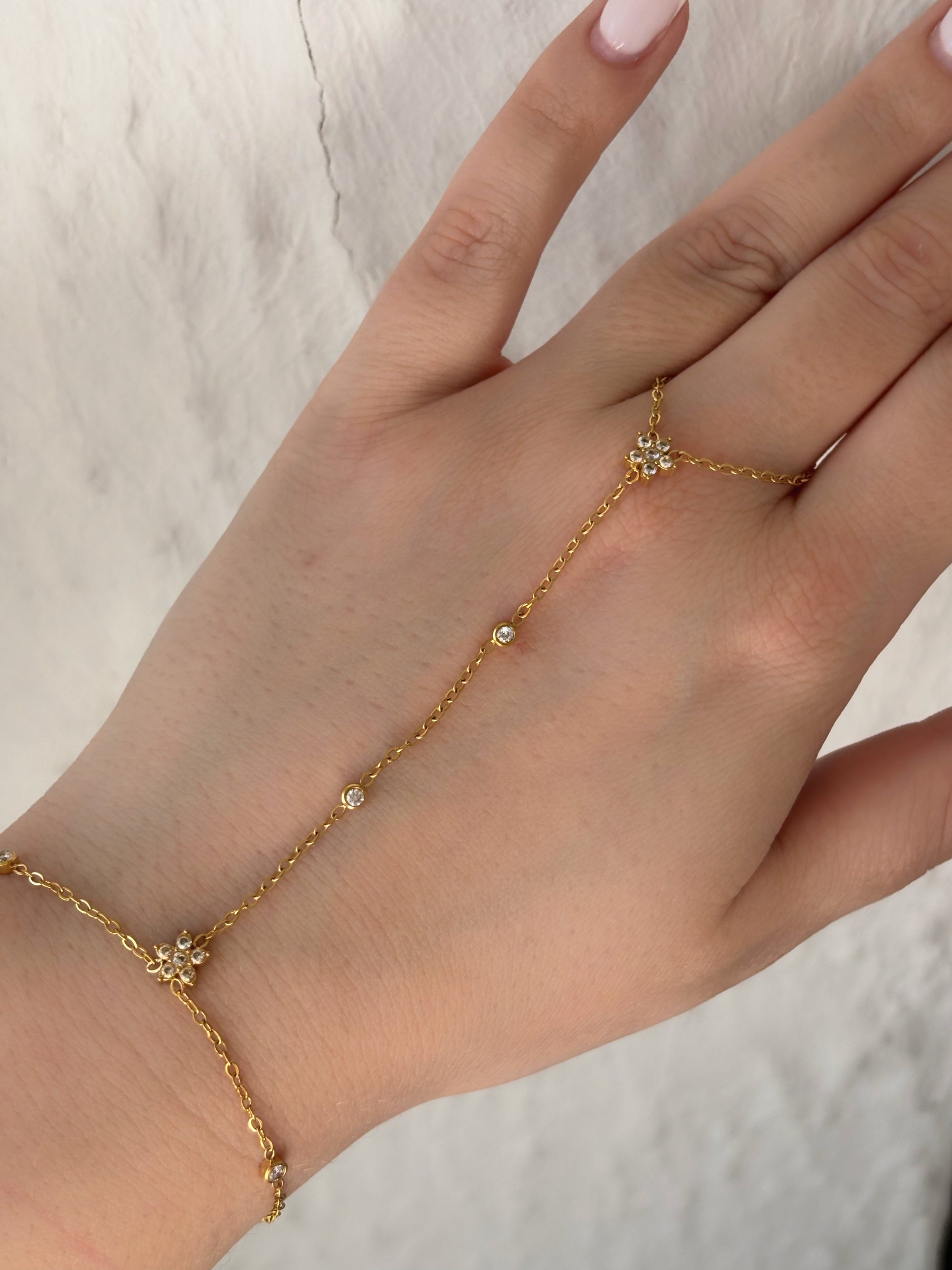 Chaîne de main or - Aurorejewels