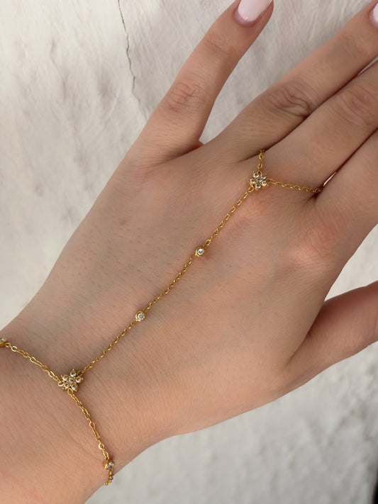Chaîne de main or - Aurorejewels
