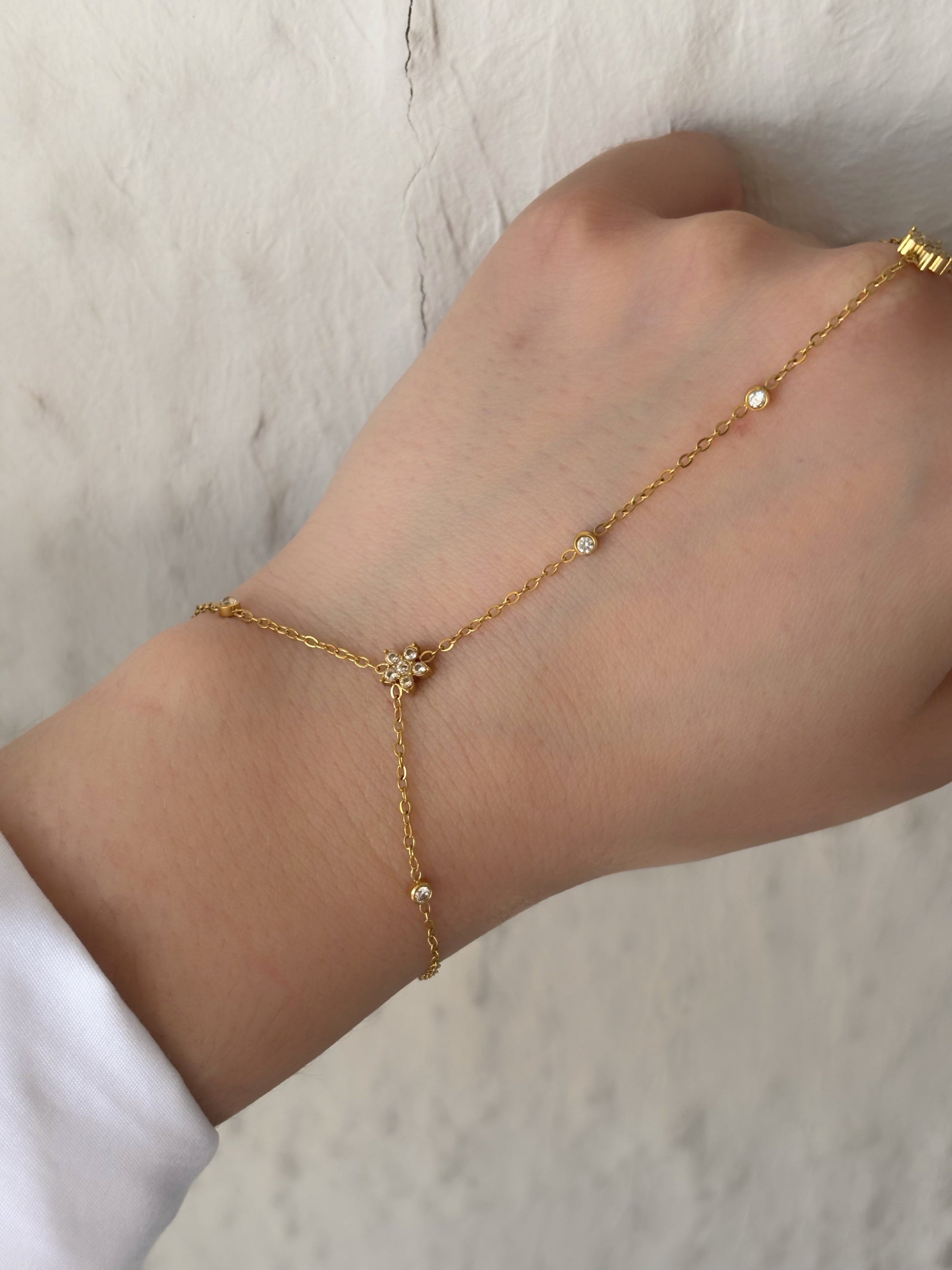 Chaîne de main or - Aurorejewels