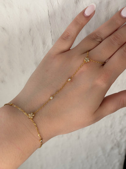 Chaîne de main or - Aurorejewels