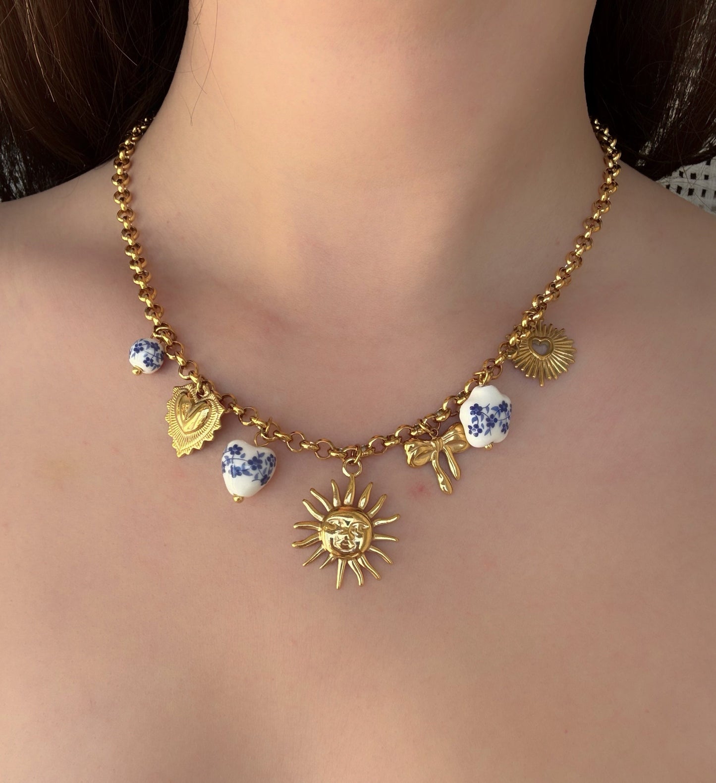 Collier breloque acier inoxydable - Aurorejewels