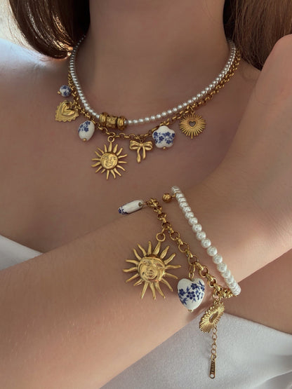 Collier breloque acier inoxydable - Aurorejewels