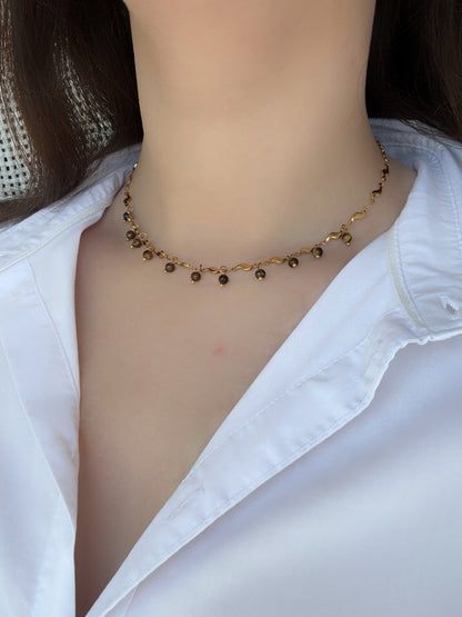 Collier œil de tigre - Aurorejewels