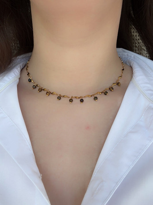 Collier œil de tigre - Aurorejewels