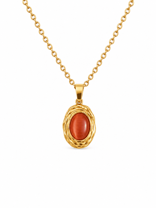 COLLIER ORANGE - Aurorejewels