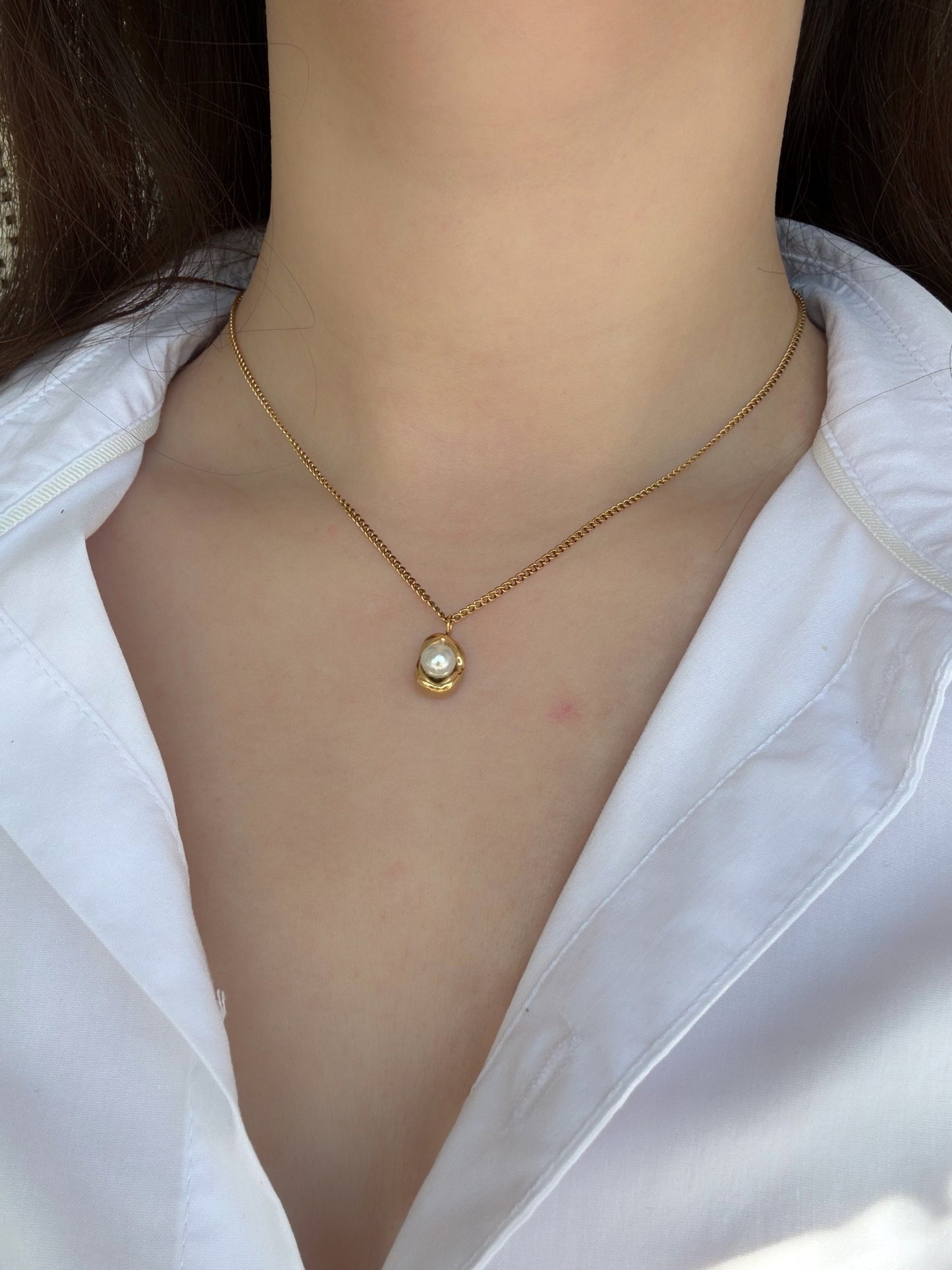 Collier pendentif perle - Aurorejewels